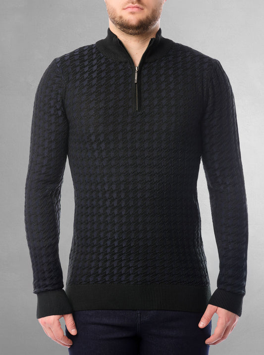PULL-OVER À FERMETURE ÉCLAIR POUR HOMMES