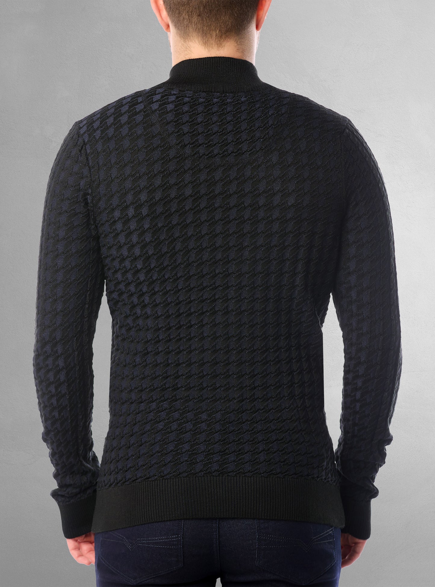 PULL-OVER À FERMETURE ÉCLAIR POUR HOMMES