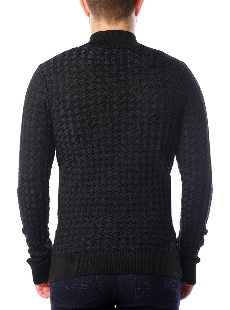 Men's mock zip sweater