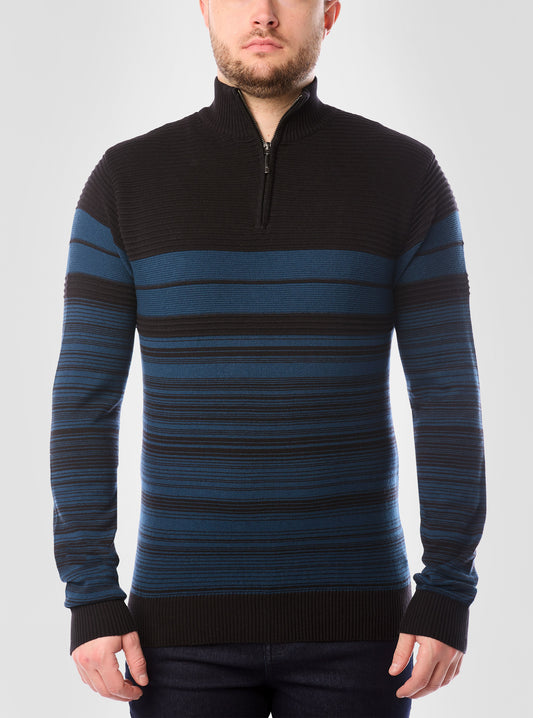 PULL-OVER À FERMETURE ÉCLAIR POUR HOMMES
