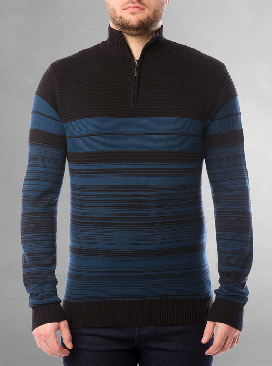 Men's mock zip sweater