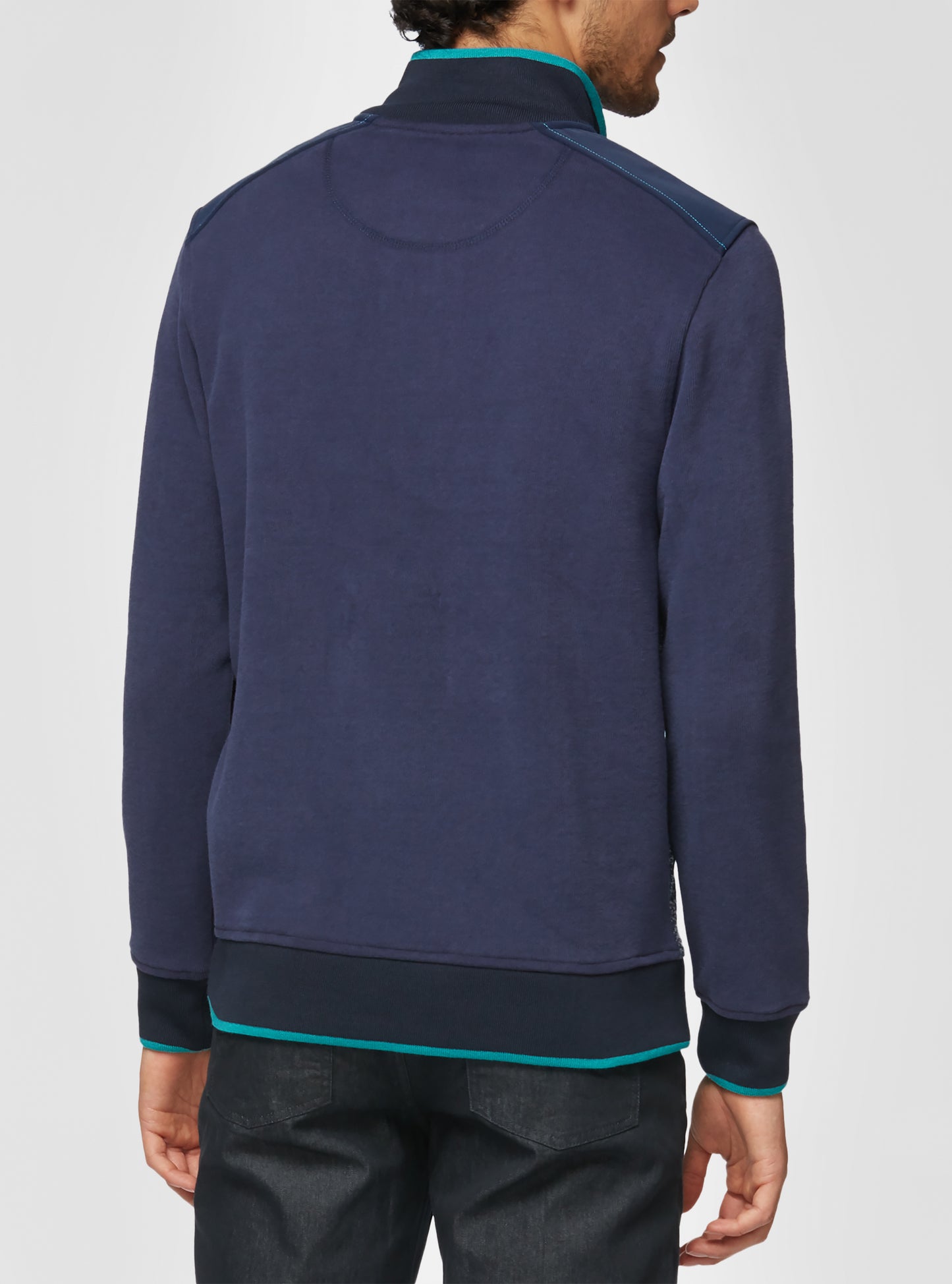 Men's mock zip sweater