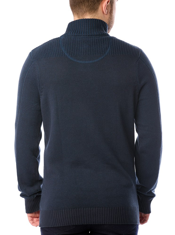 Men's mock zip sweater