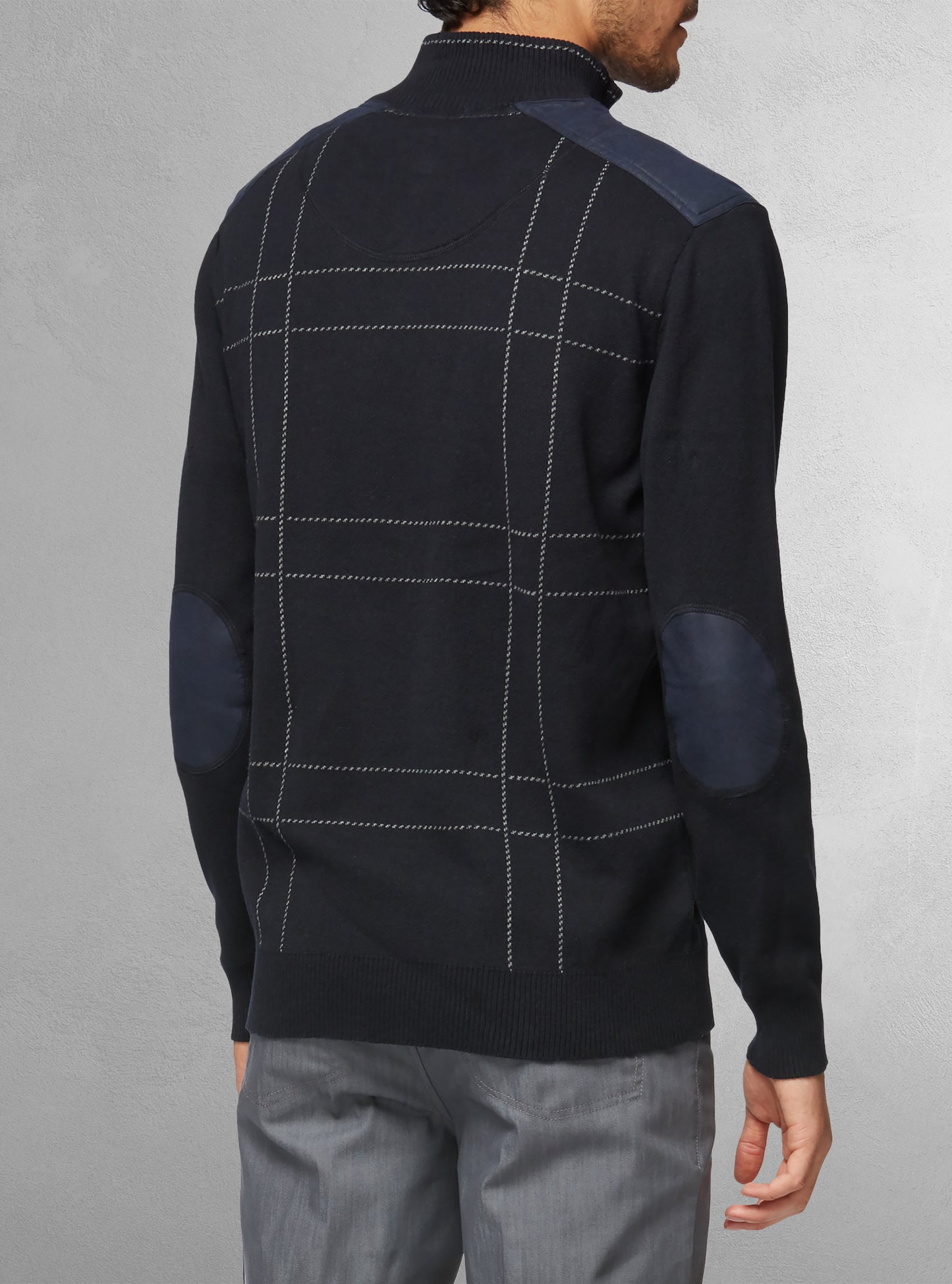 Men's mock zip sweater
