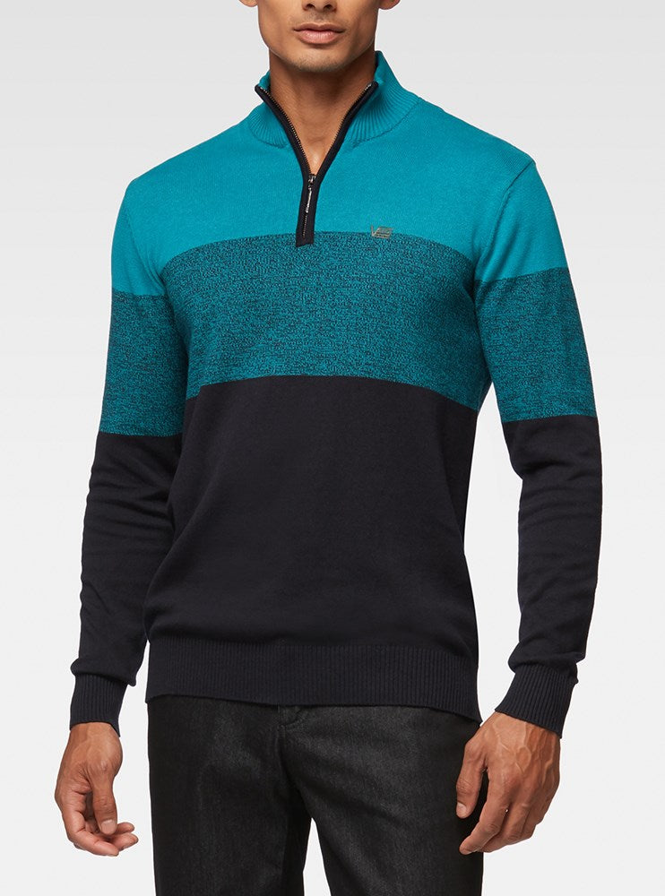 Men's mock zip sweater