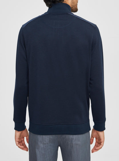 Men's mock zip sweater