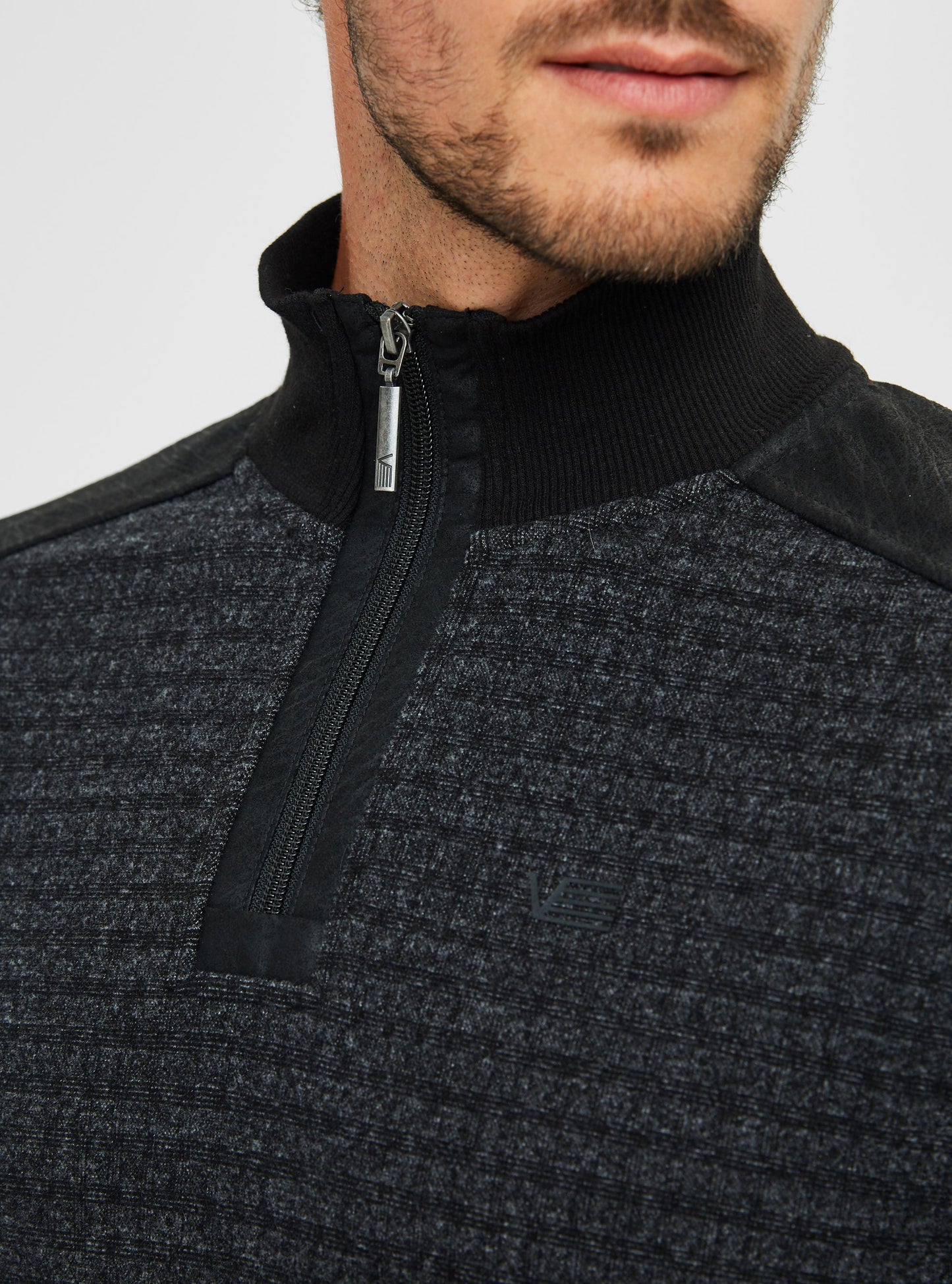 Pull à fermeture éclair pour hommes