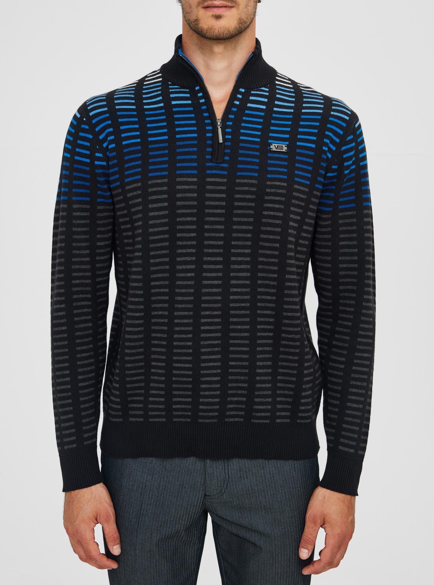 Men's mock zip sweater