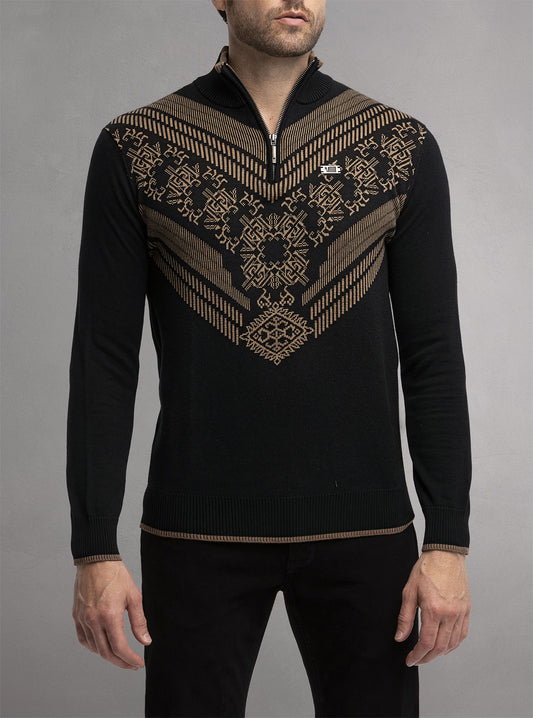 Pull à fermeture éclair pour hommes