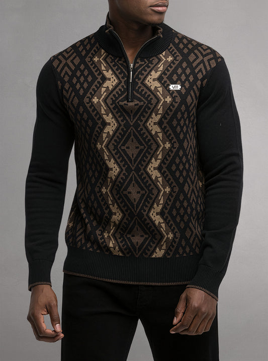 Pull à fermeture éclair pour hommes