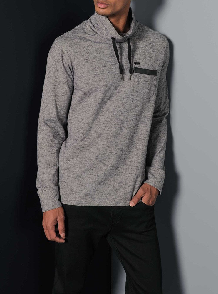 Men's turtleneck t-shirt