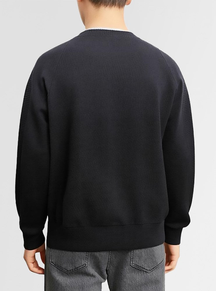 Men's crew neck long sleeve t-shirt