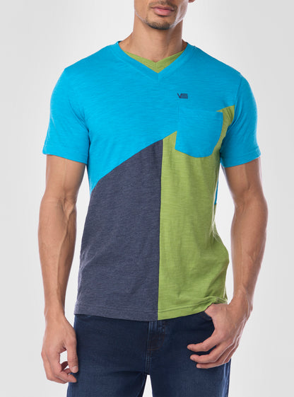 Men's v neck short sleeve t-shirt