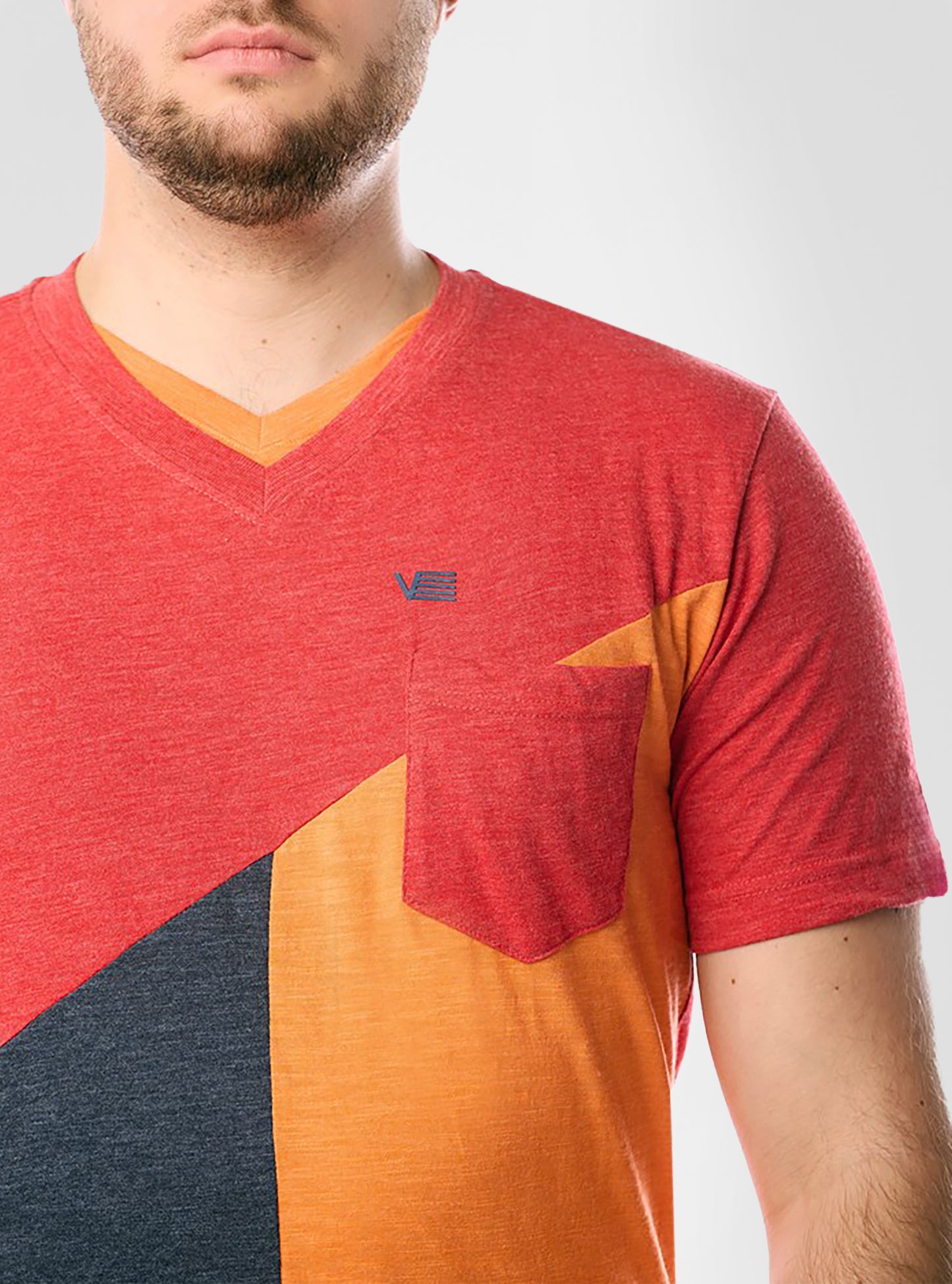 Men's v neck short sleeve t-shirt