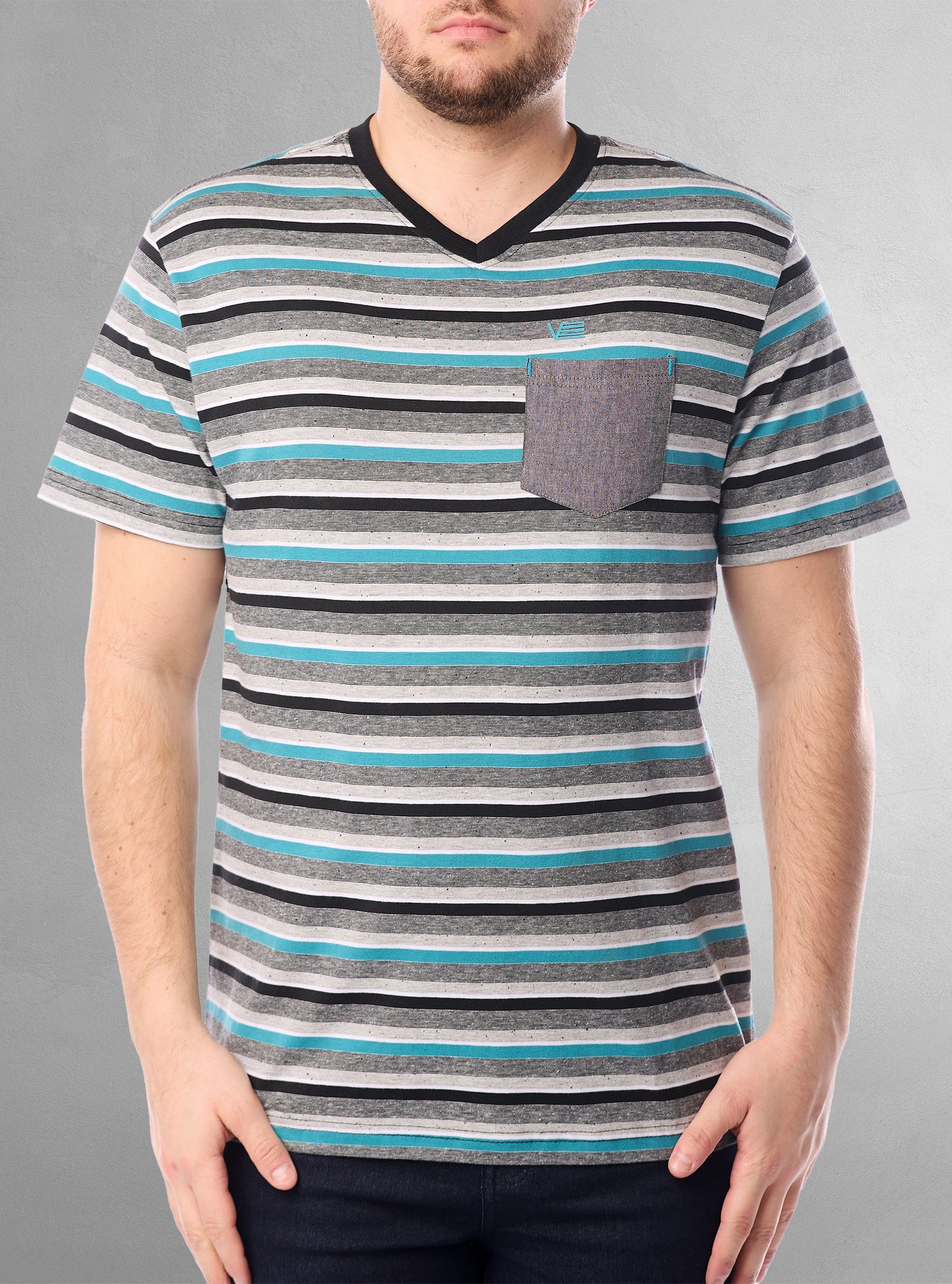 Men's v neck short sleeve t-shirt