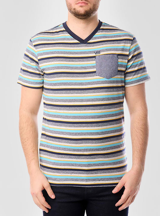 Men's v neck short sleeve t-shirt