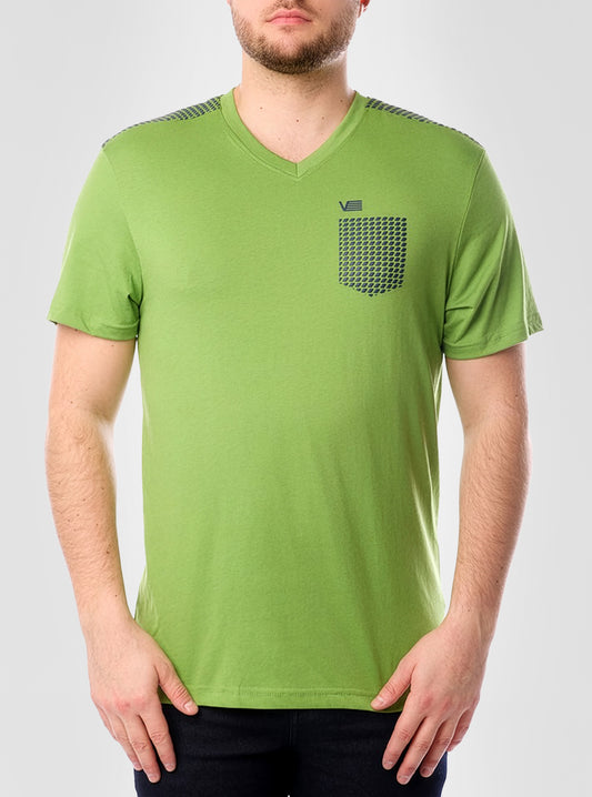 Men's v neck short sleeve t-shirt