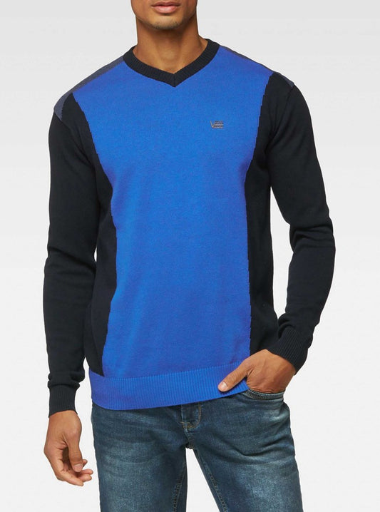 PULL-OVER À COL EN V POUR HOMMES
