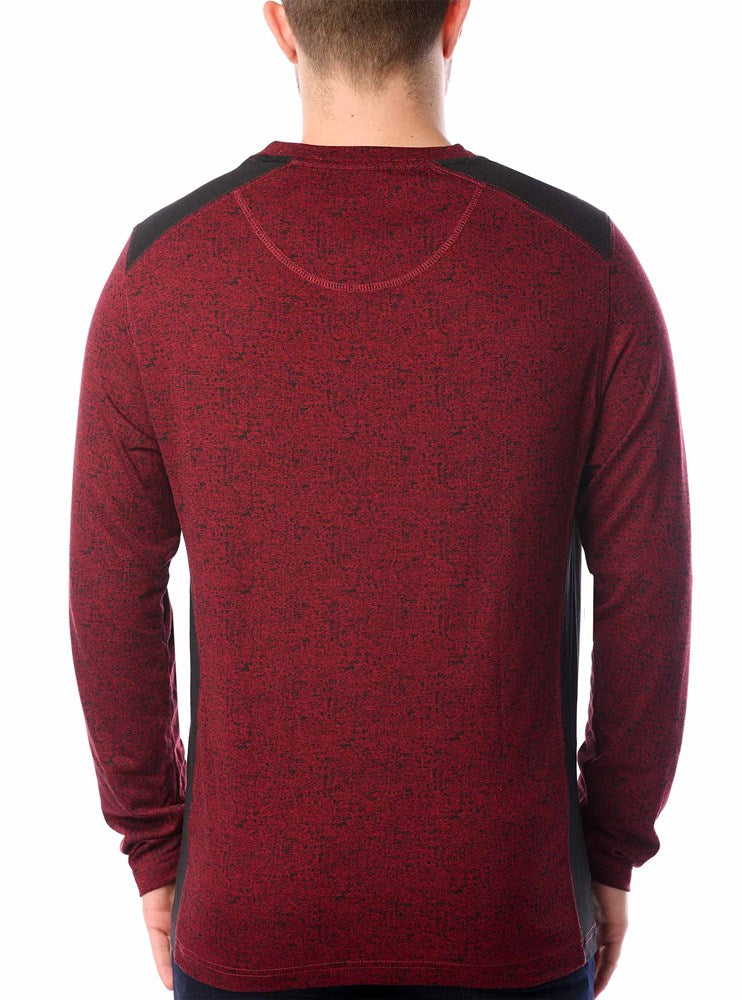 Men's v neck long sleeve t-shirt