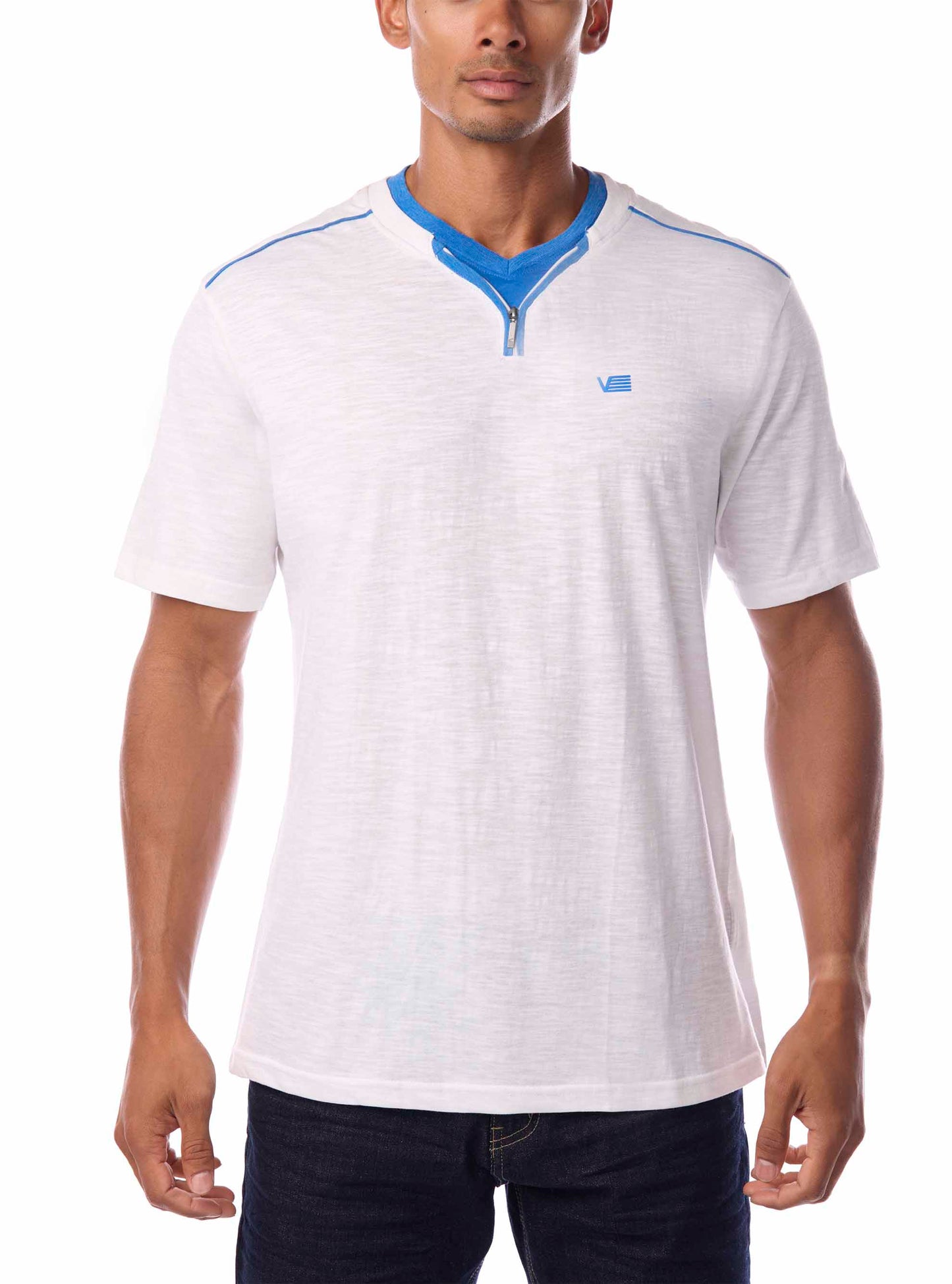 Men's henley short sleeve t-shirt