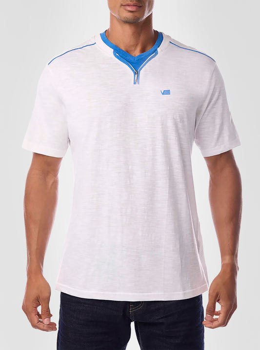 Men's henley short sleeve t-shirt