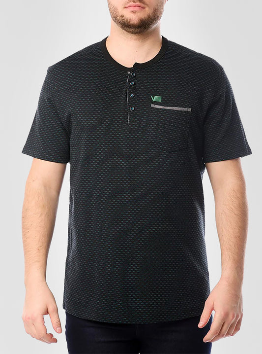 Men's henley short sleeve t-shirt