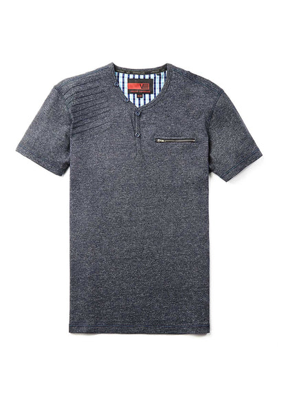 Men's henley short sleeve t-shirt