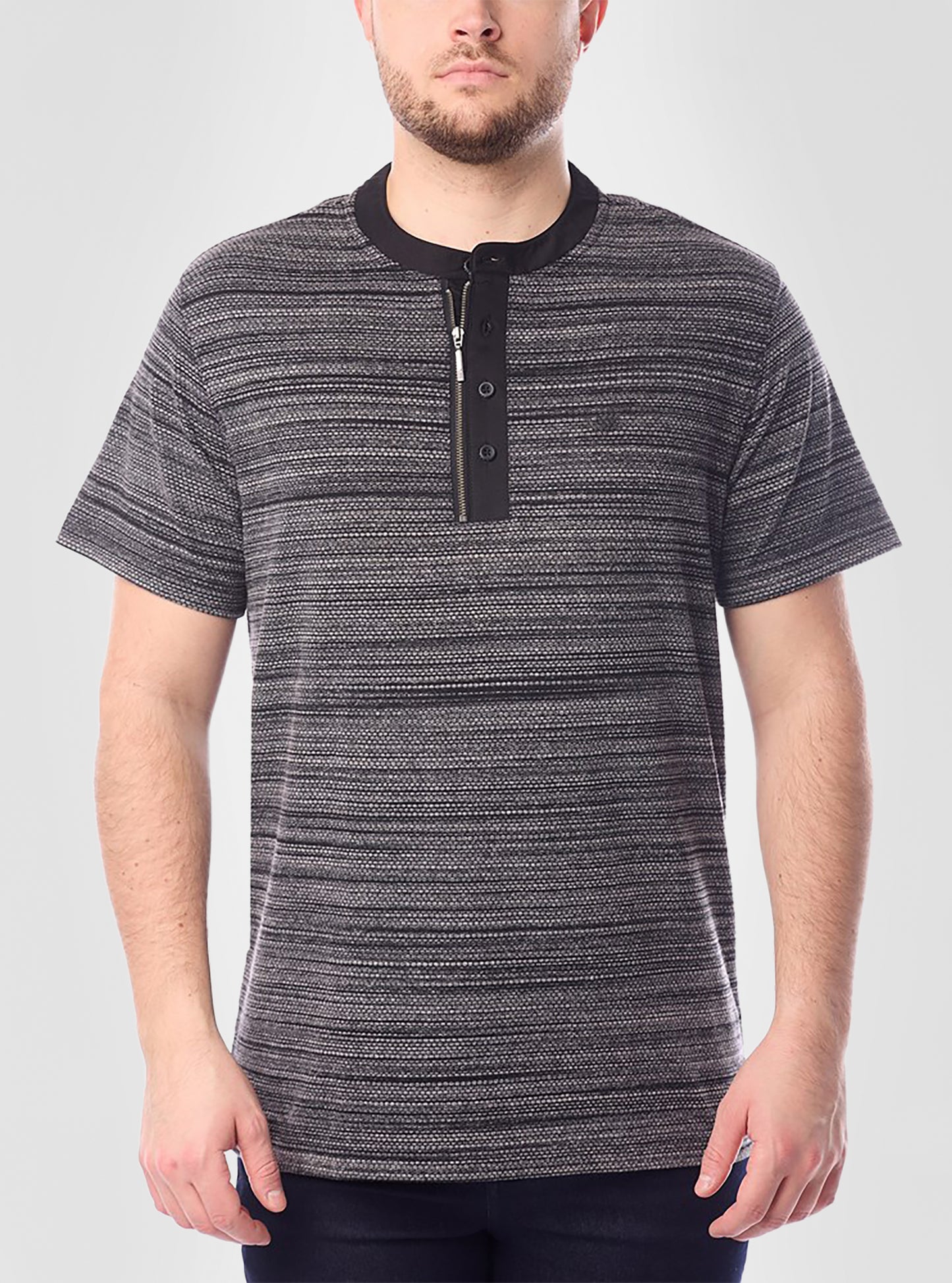 Men's henley short sleeve t-shirt