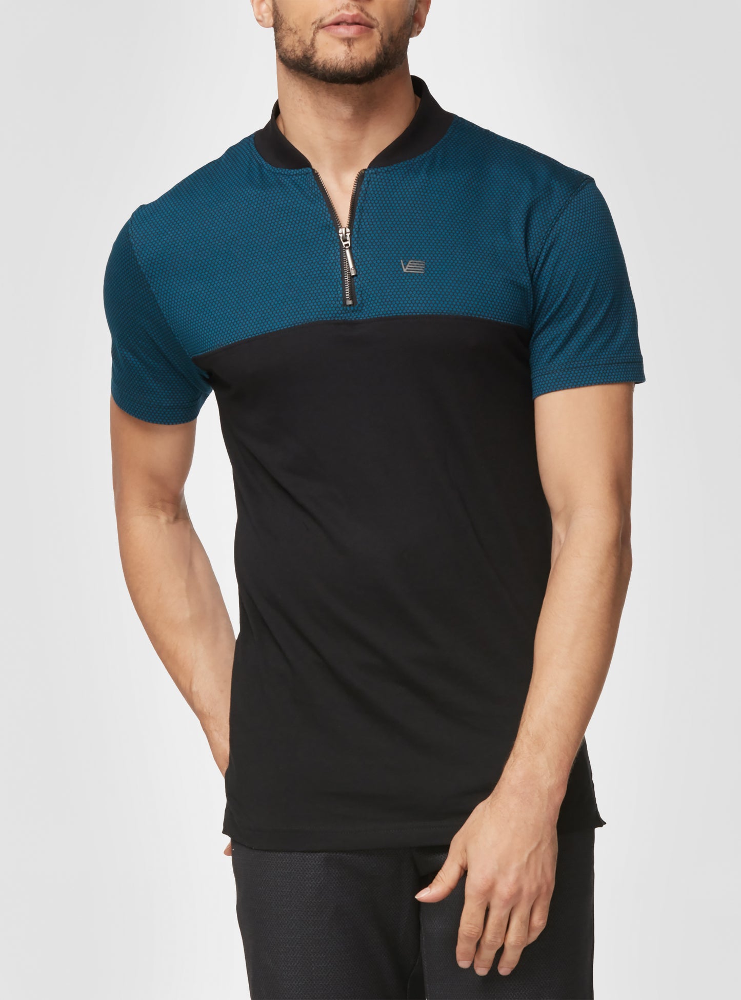 Men's henley short sleeve t-shirt