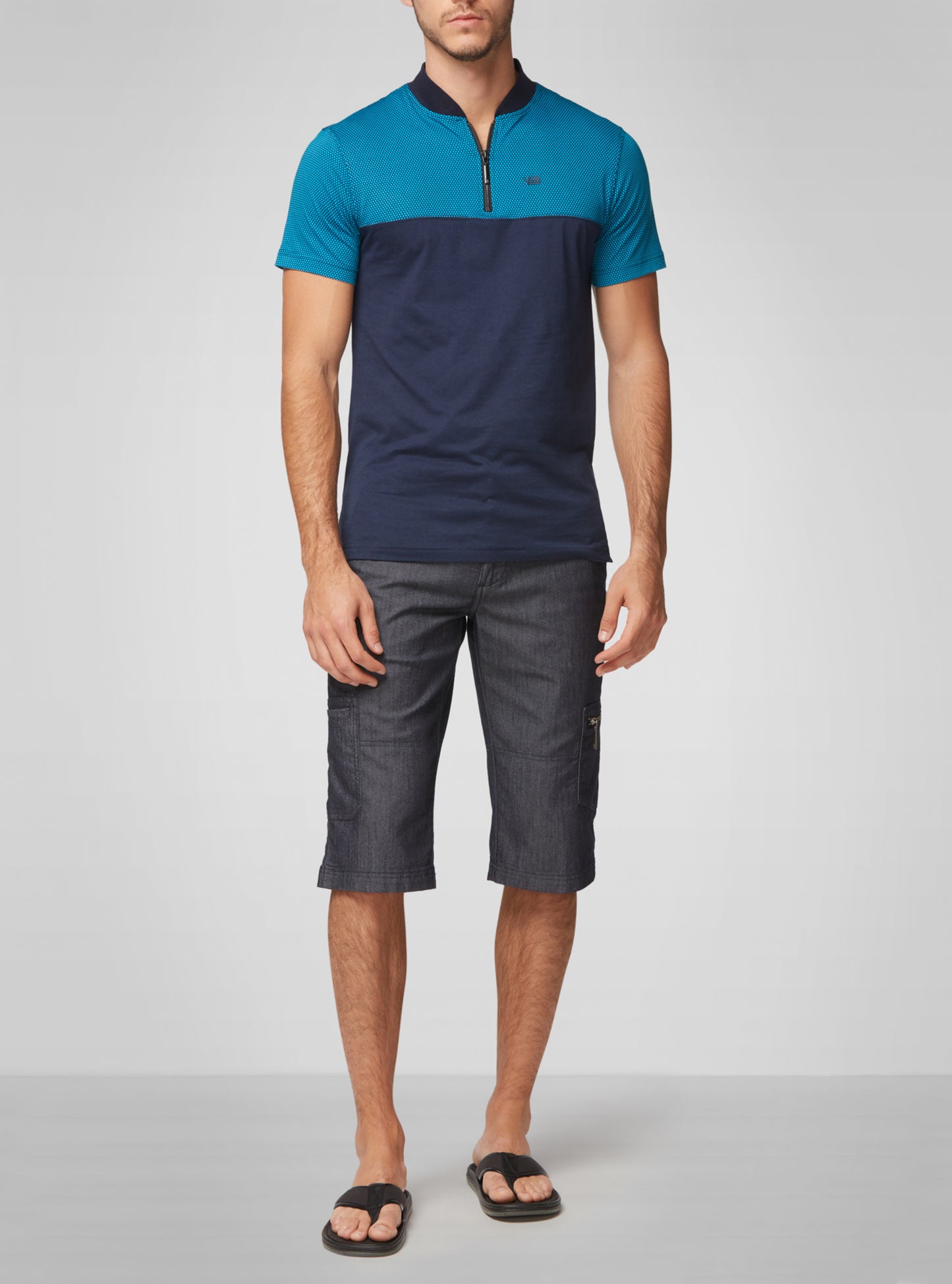 Men's henley short sleeve t-shirt