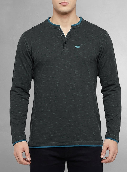 Men's henley long sleeve t-shirt
