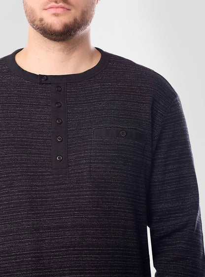 Men's henley long sleeve t-shirt
