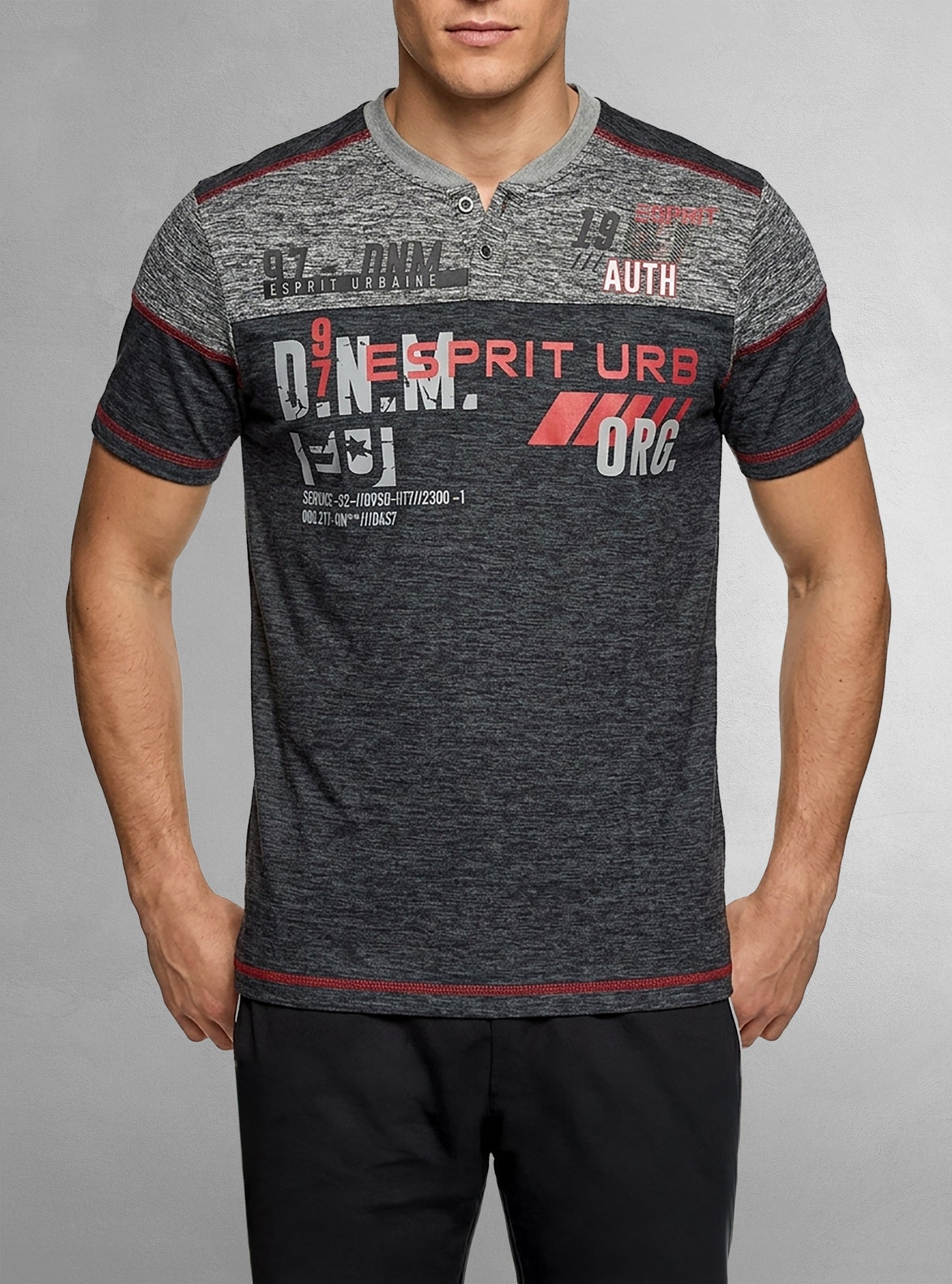 Men's henley t-shirt