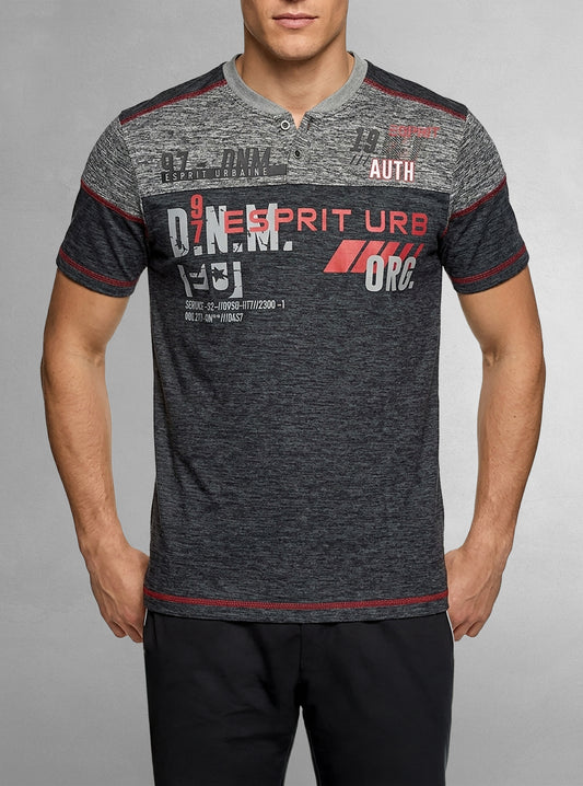 Men's henley t-shirt