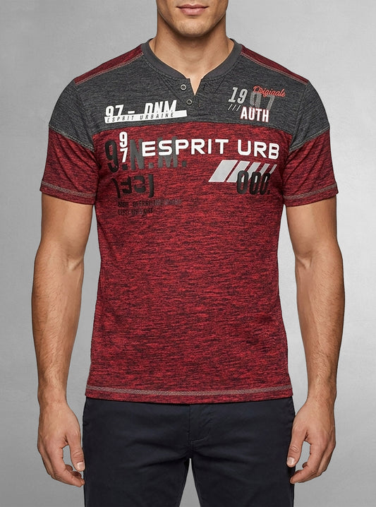 Men's henley t-shirt