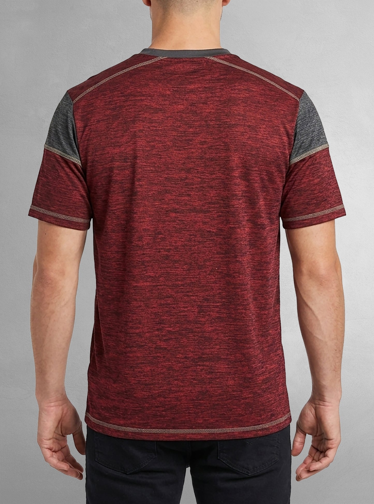 T-shirt henley pour hommes