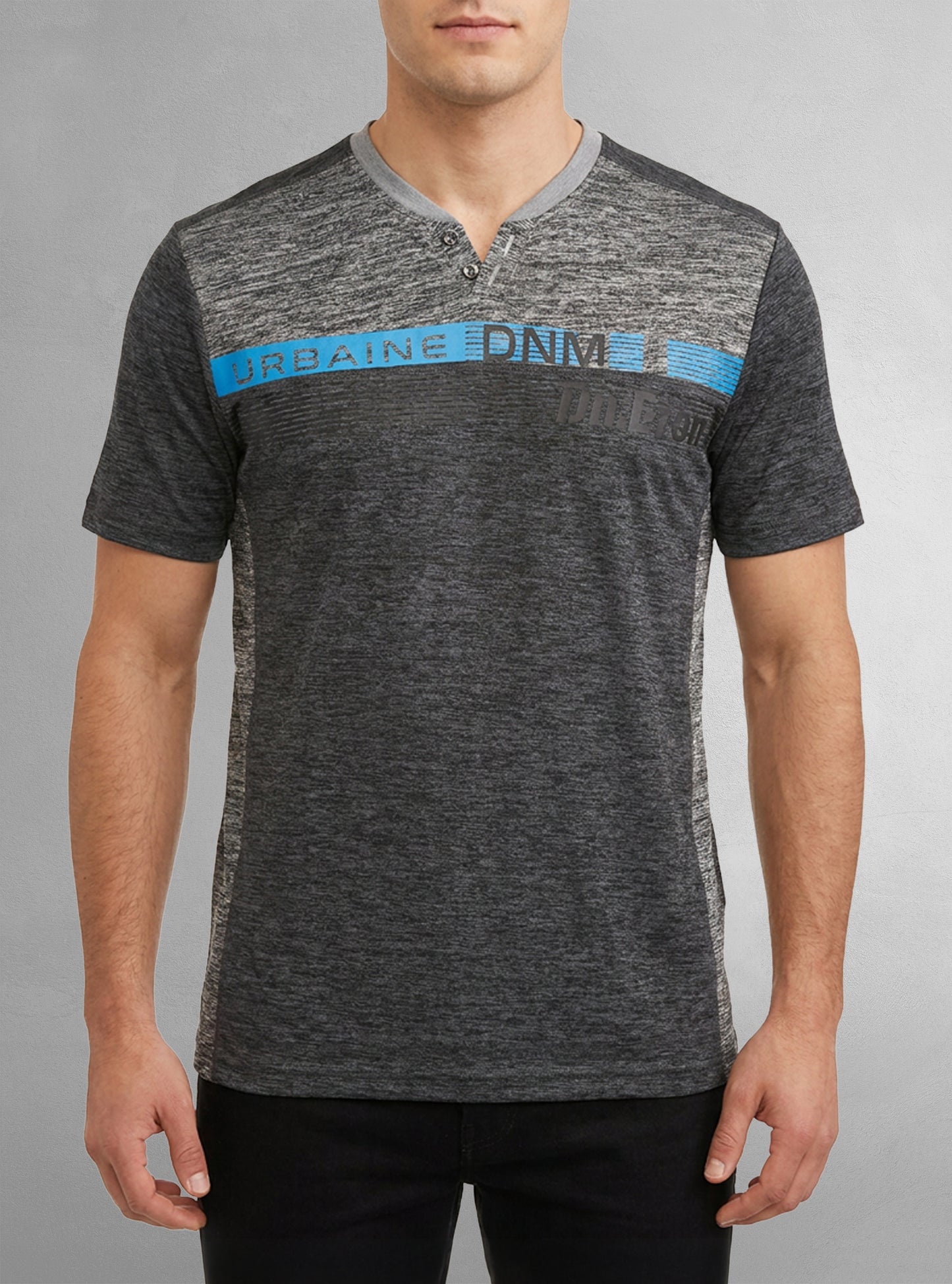 T-shirt henley pour hommes