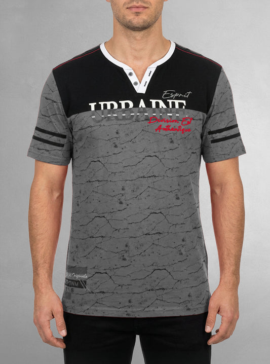 Men's henley t-shirt