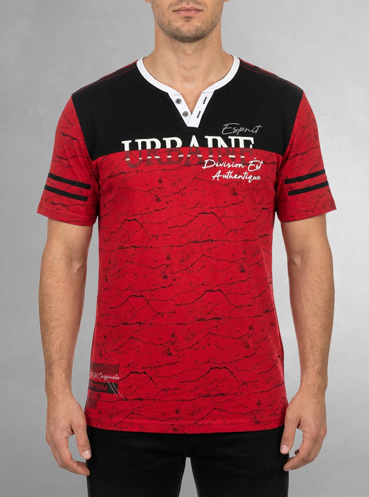 Men's henley t-shirt