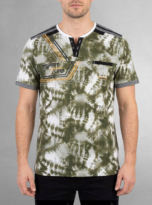 Men's henley t-shirt