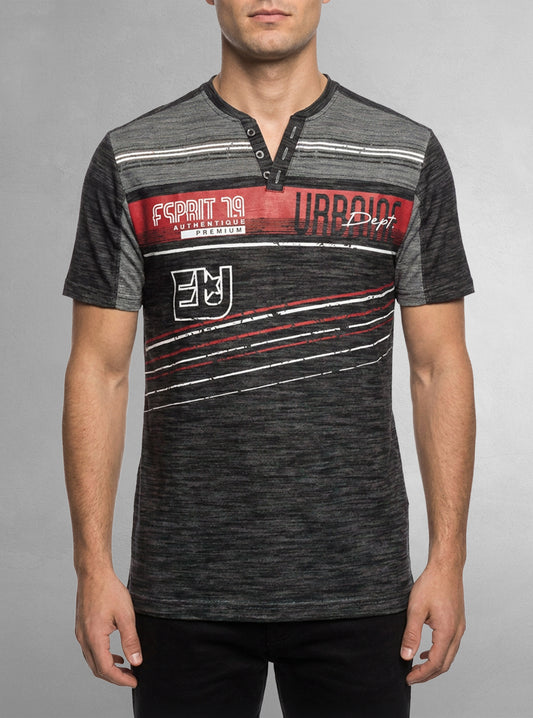 Men's henley t-shirt