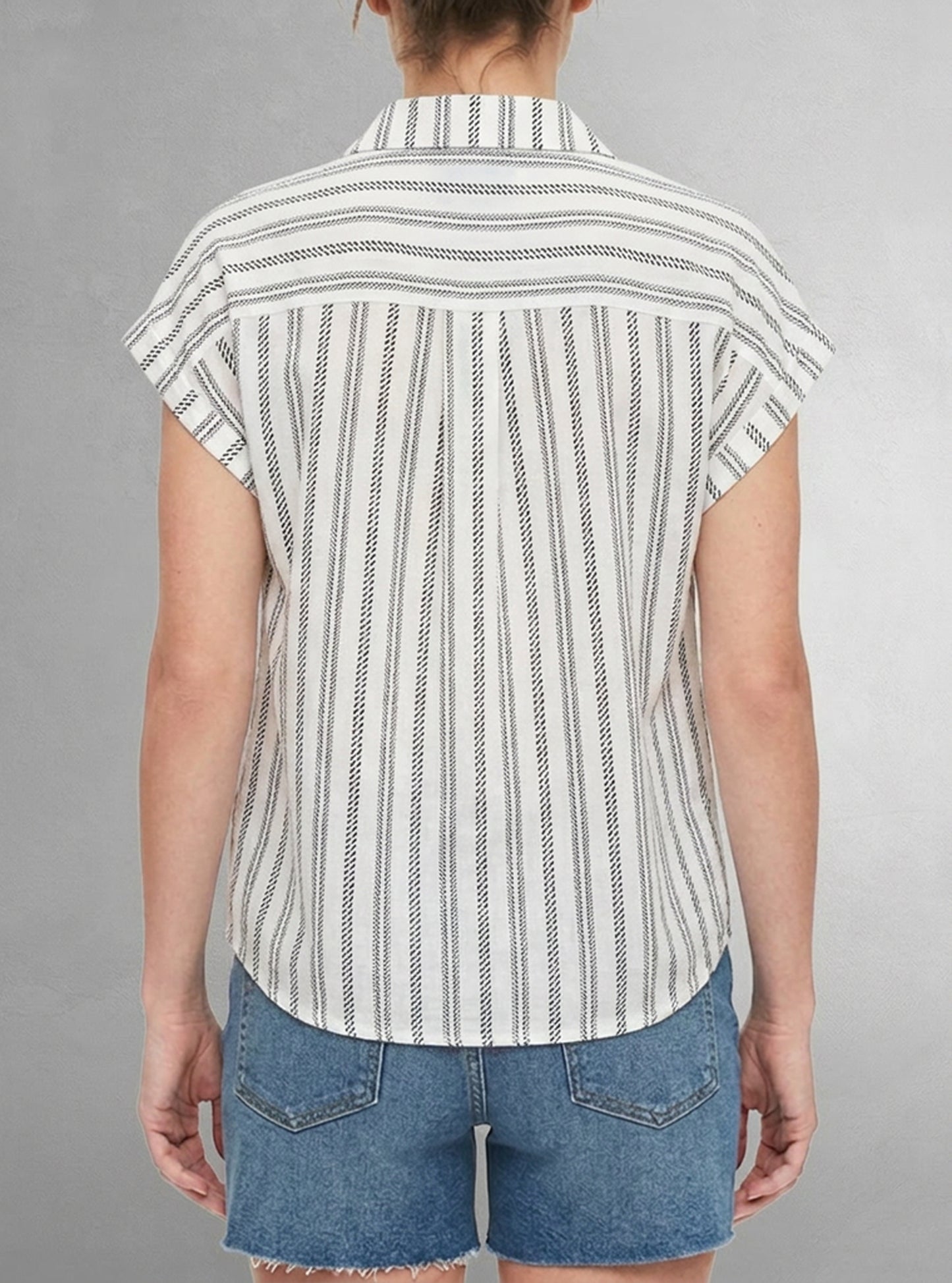 Chemise décontractée à manches courtes pour femmes