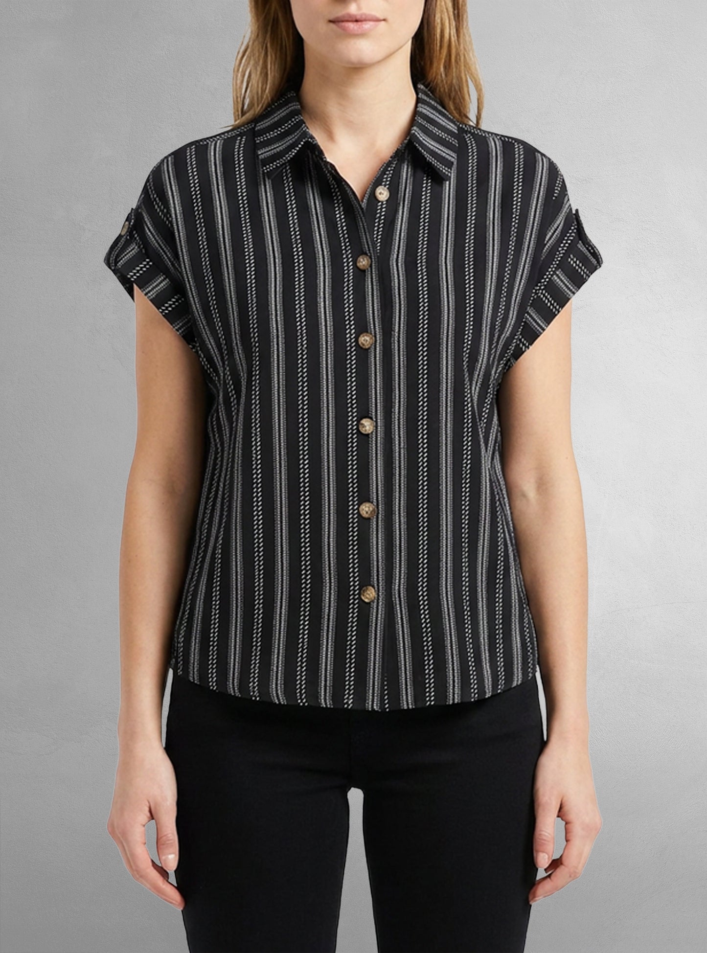 Chemise décontractée à manches courtes pour femmes