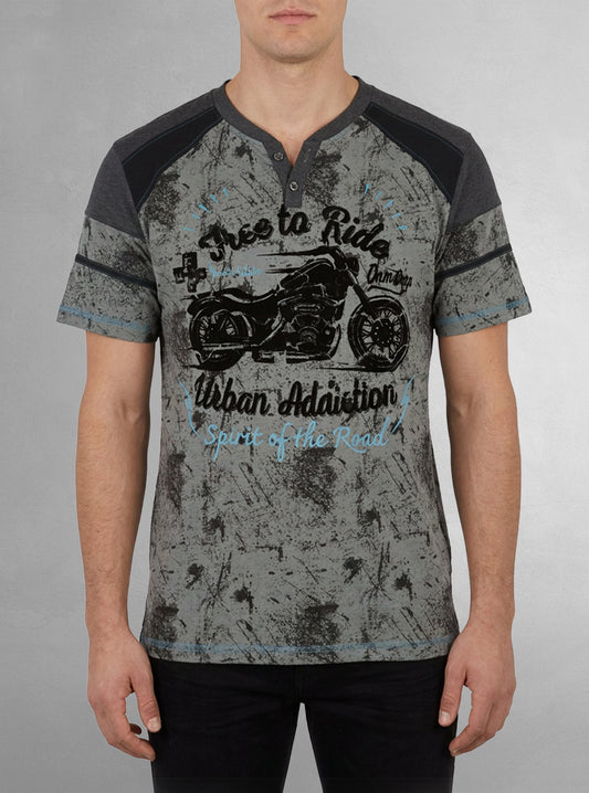 Men's henley t-shirt