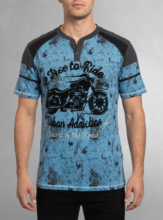 Men's henley t-shirt