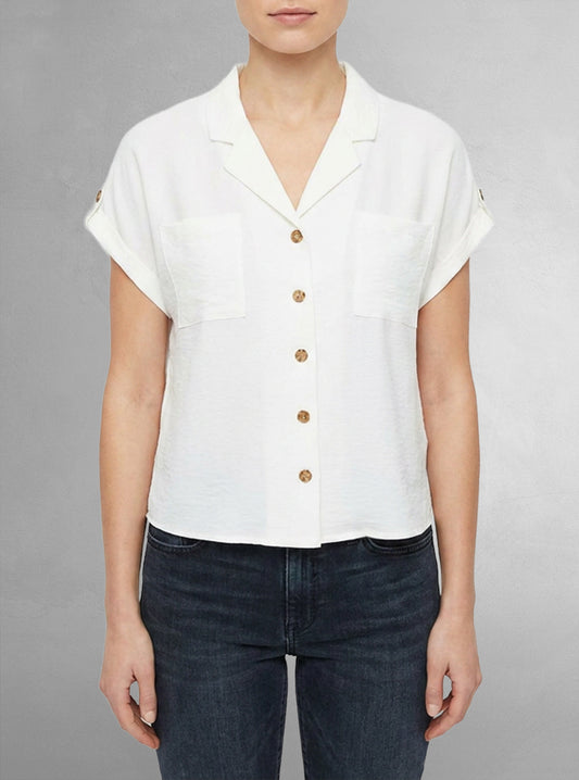 Women's casual short sleeve shirt