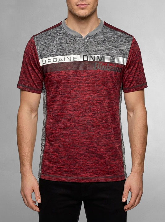 Men's henley t-shirt