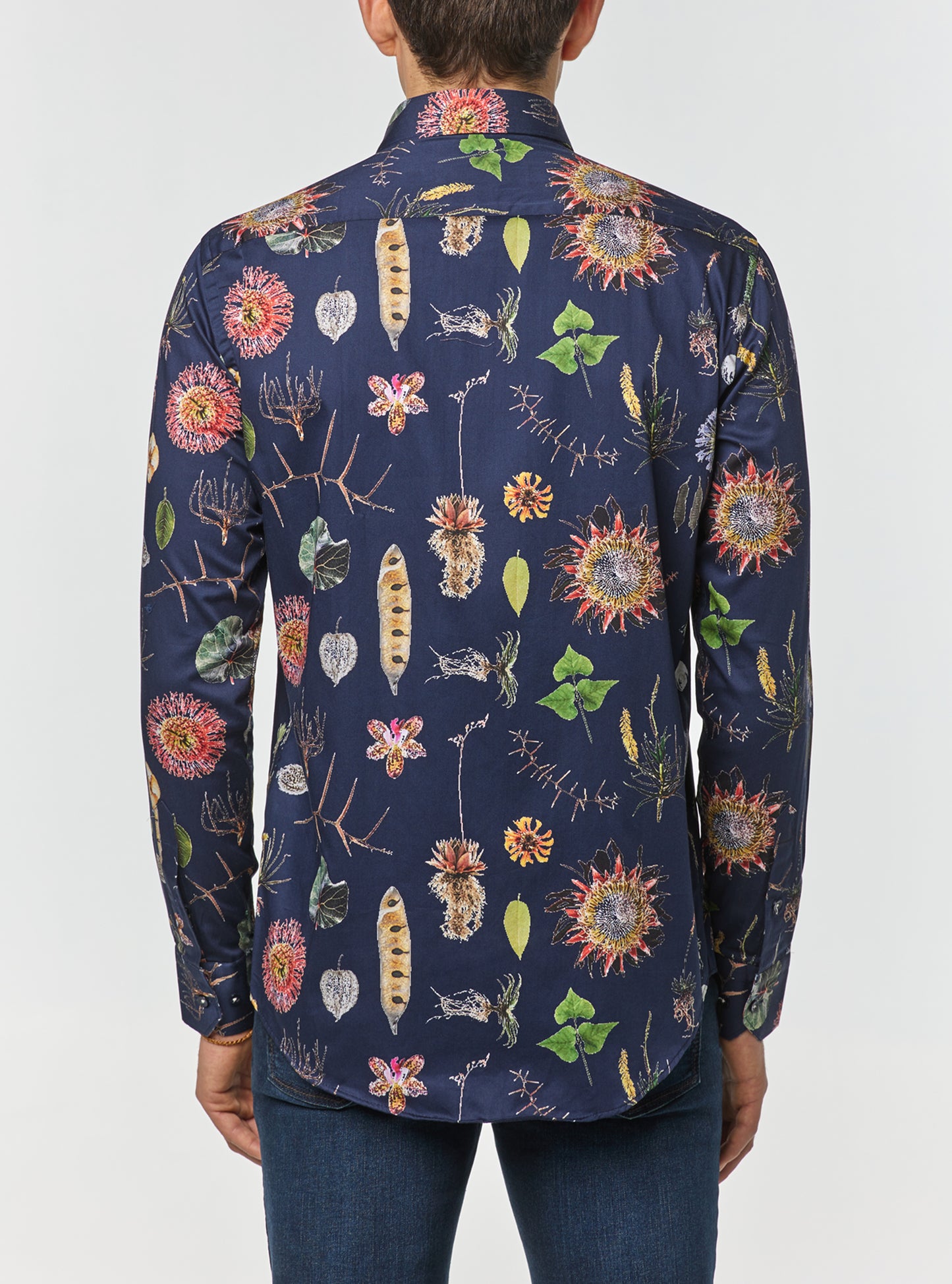 Chemise décontractée à manches longues pour hommes