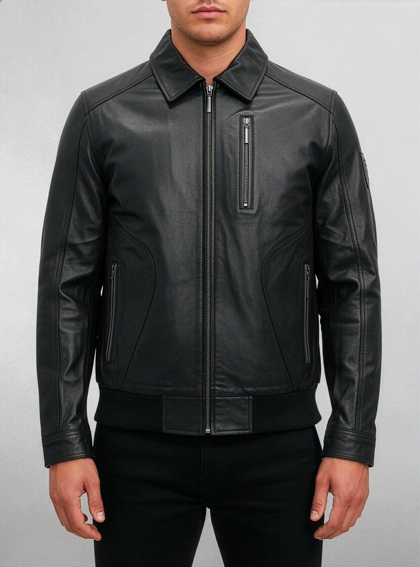 Men's leather jacket