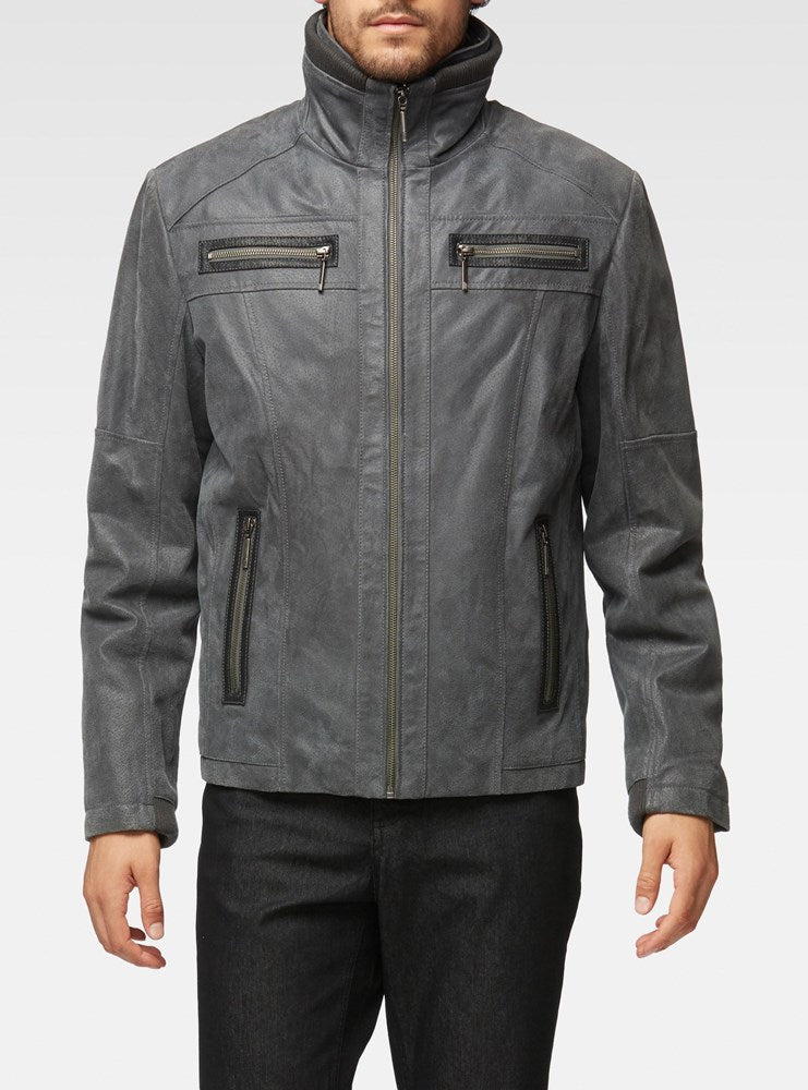 Men's leather jacket